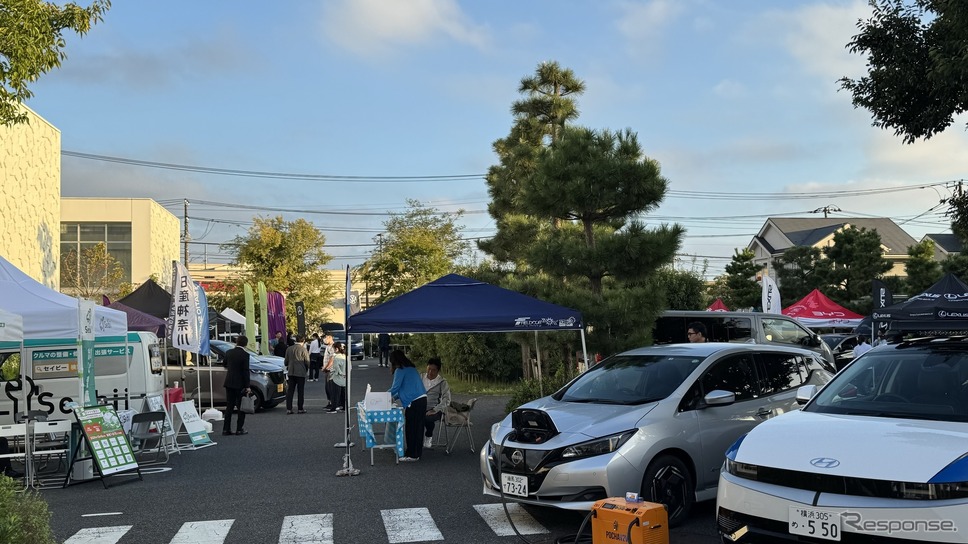 天気に恵まれた日曜日の夕方。イベントは大成功だったようだ。《photo by Kazuya Miura》