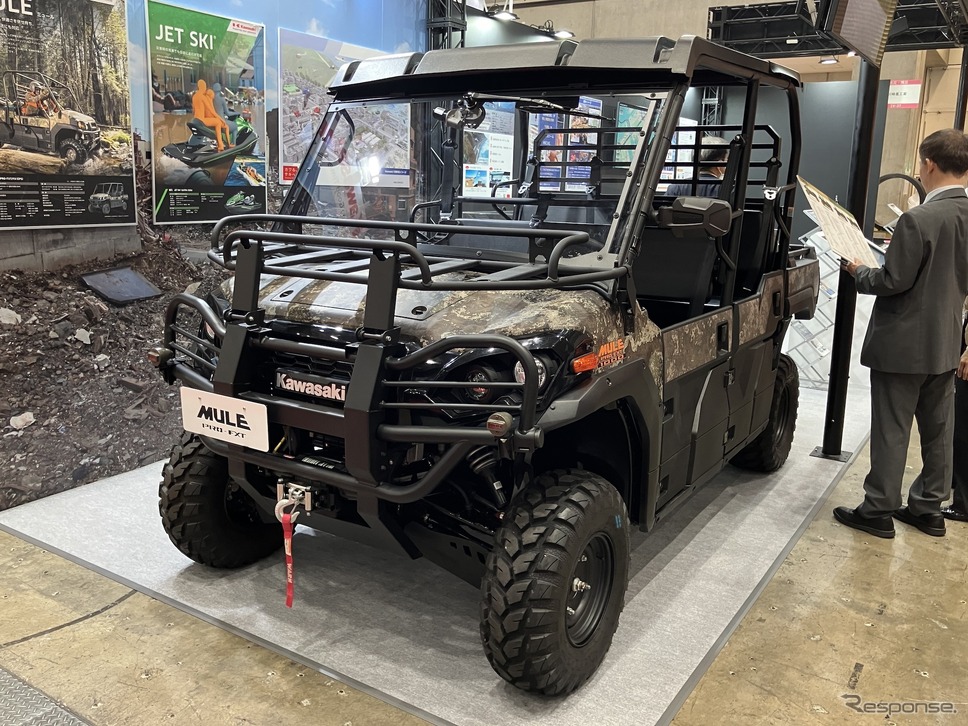 カワサキ MULE(危機管理産業展 RISCON 2024)《写真撮影 高木啓》