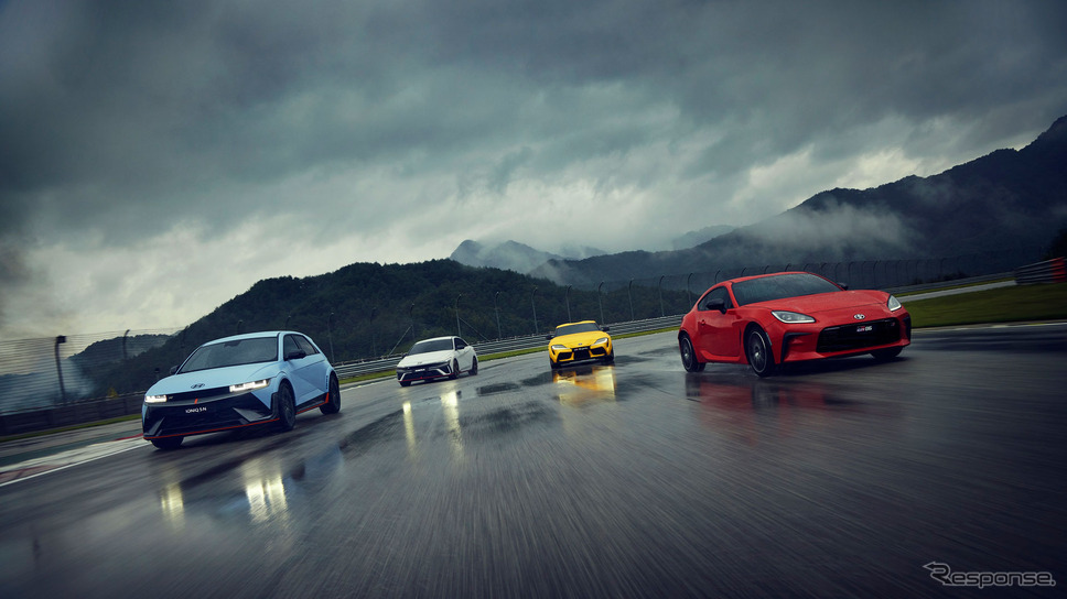 トヨタとヒョンデが10月27日、韓国で初の共同モータースポーツイベント「ヒュンダイN x TOYOTA GAZOOレーシングフェスティバル」を開催《photo by Hyundai》