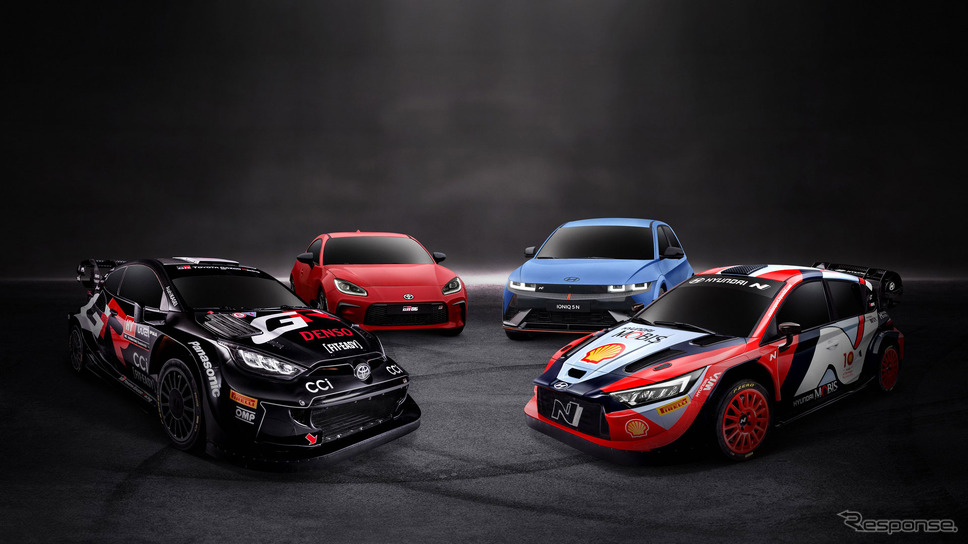 トヨタとヒョンデが10月27日、韓国で初の共同モータースポーツイベント「ヒュンダイN x TOYOTA GAZOOレーシングフェスティバル」を開催《photo by Hyundai》