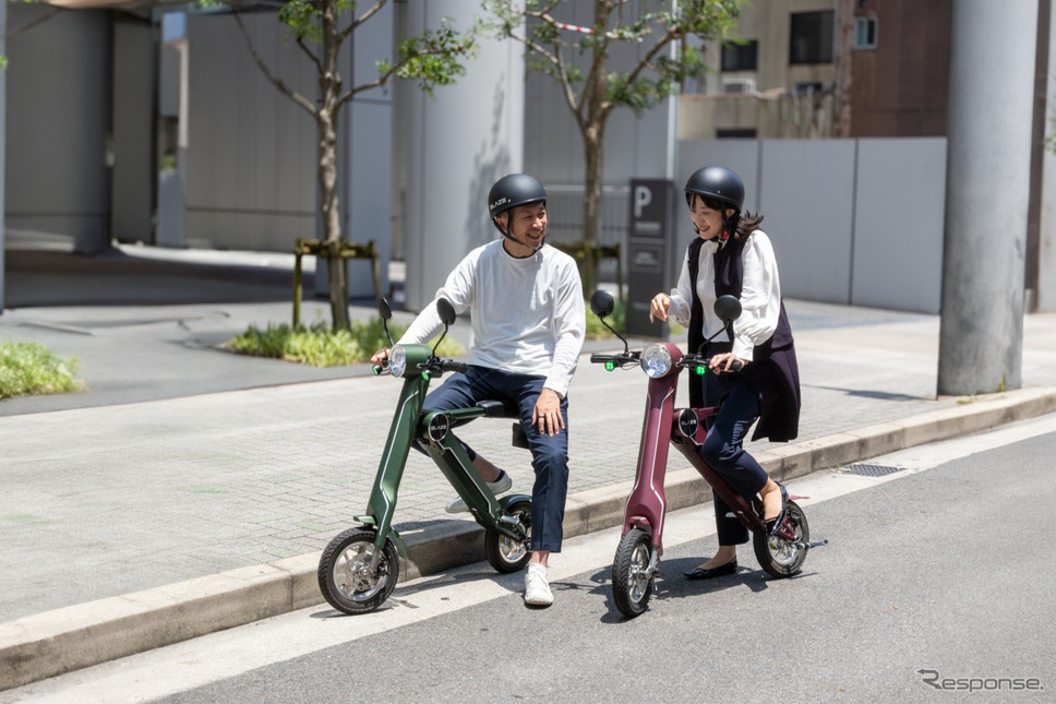 ブレイズの新型電動バイク「スマートEV特定原付モデル」《写真提供 ブレイズ》