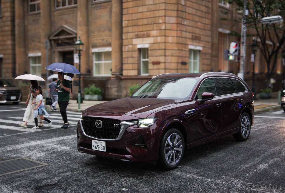 マツダ CX-80 PHEV（プレミアムモダン）《写真撮影 宮崎壮人》