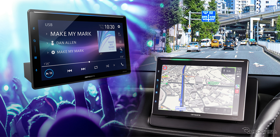 DMH-SF900(10.1V型HD/Bluetooth/USB/ チューナー・DSPメインユニット)《写真提供 パイオニア》