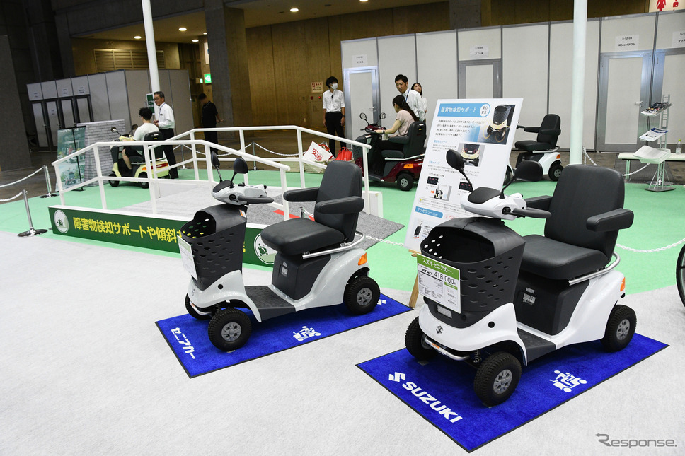 スズキ/セニアカーの試乗会も開催したスズキ《写真撮影 諸星陽一》
