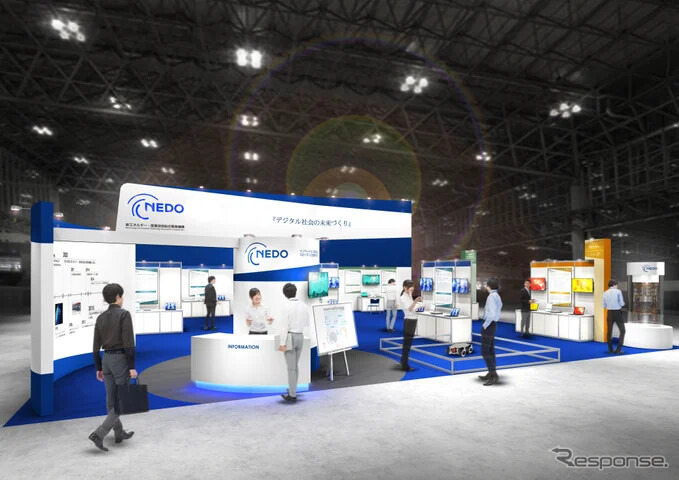 NEDOのCEATEC 2024ブースイメージ《写真提供 NEDO》