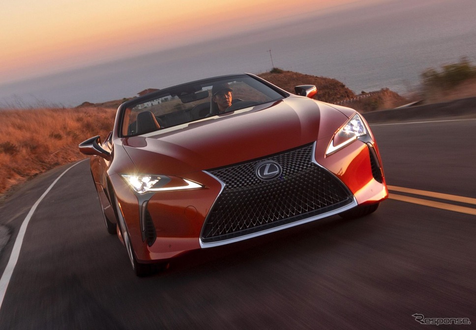 レクサスLC500コンバーチブルの2025年モデル(米国仕様)《photo by Lexus》