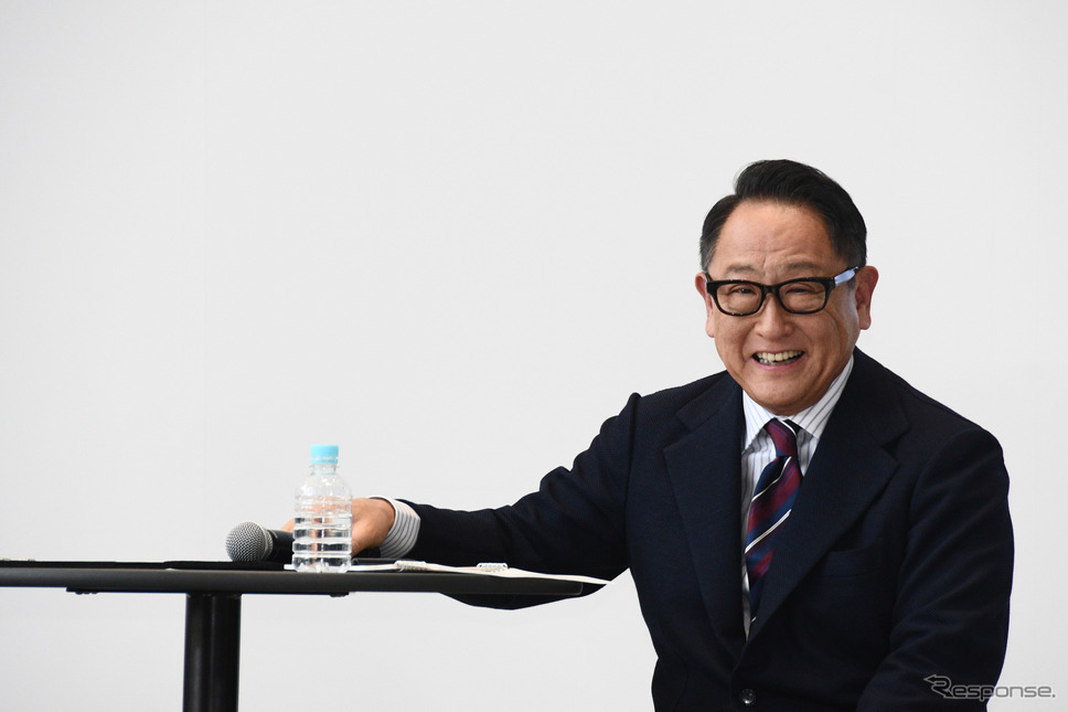 モリゾウ氏(トヨタ自動車代表取締役会長 豊田章男氏)《写真撮影 諸星陽一》
