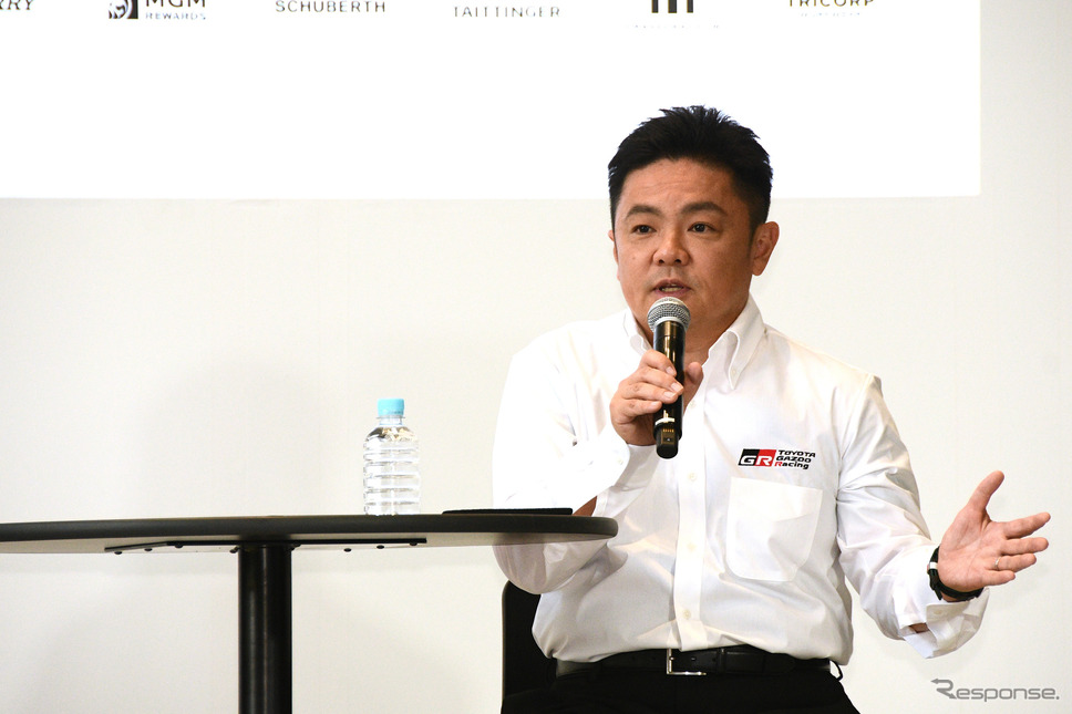 TOYOTA GAZOO Racing プレジデントの高橋智也氏《写真撮影 諸星陽一》