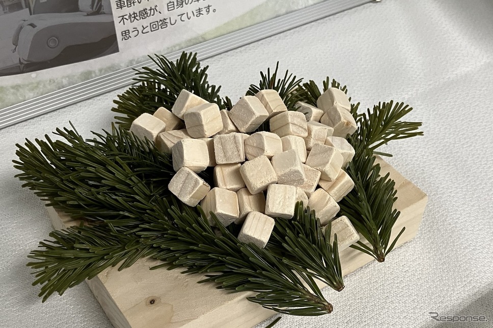 含浸材もトドマツの間伐材《写真撮影 高木啓》