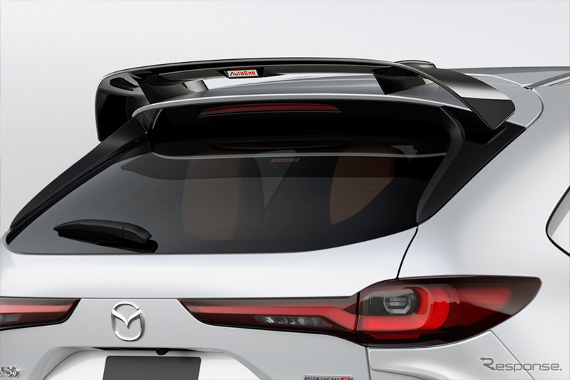 マツダ『CX-80』用リアルーフスポイラー《写真提供 オートエクゼ》