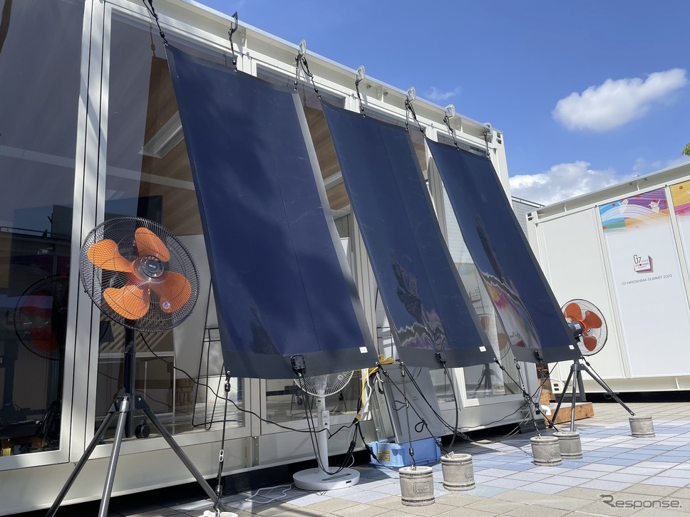 ENERGY ゾーン:次世代型ソーラーセル《写真提供 東京都》