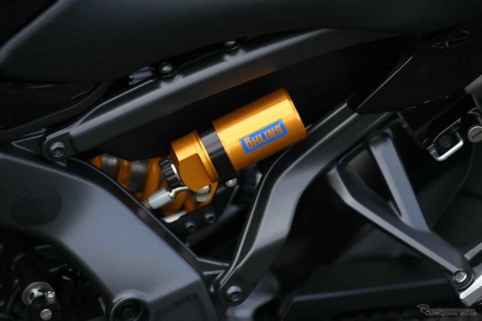 ヤマハ MT-09 SPのオーリンズ製サスペンション（参考画像）《写真撮影 中野英幸》
