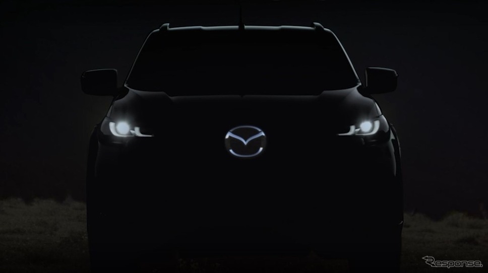 マツダBT-50改良新型のティザー《photo by Mazda》