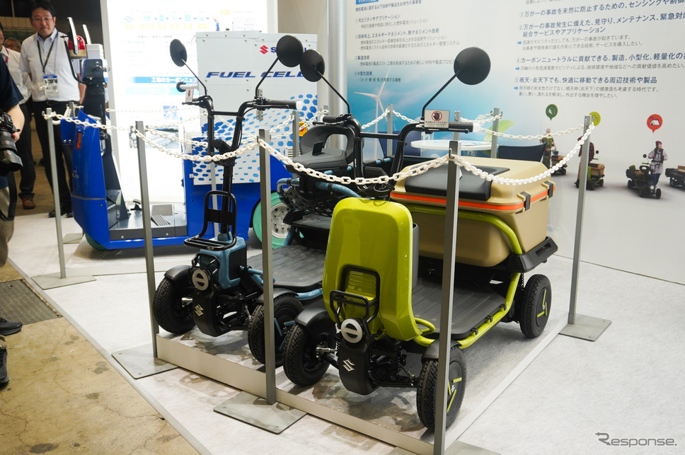 スズキのSUZU-CARGO、SUZU-RIDE(ジャパンモビリティショー ビズウィーク2024)《写真撮影 宮崎壮人》