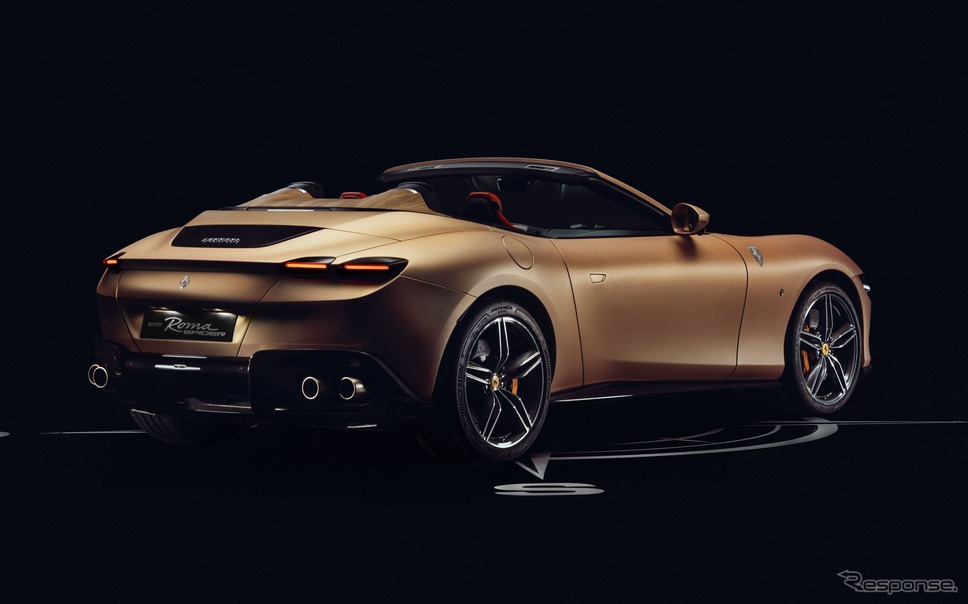 フェラーリ・ローマ・スパイダーにテーラーメイドのカスタマイズを施した特別仕様車《photo by Ferrari》
