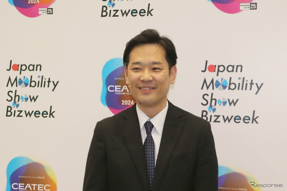 日本自動車工業会 次世代モビリティ領域 領域長 田中正実氏《写真撮影 吉田瑶子》