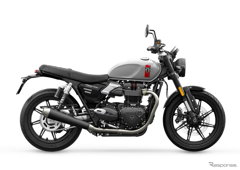 スピードツイン900 アルミニウム シルバー《画像提供 トライアンフモーターサイクルズジャパン》