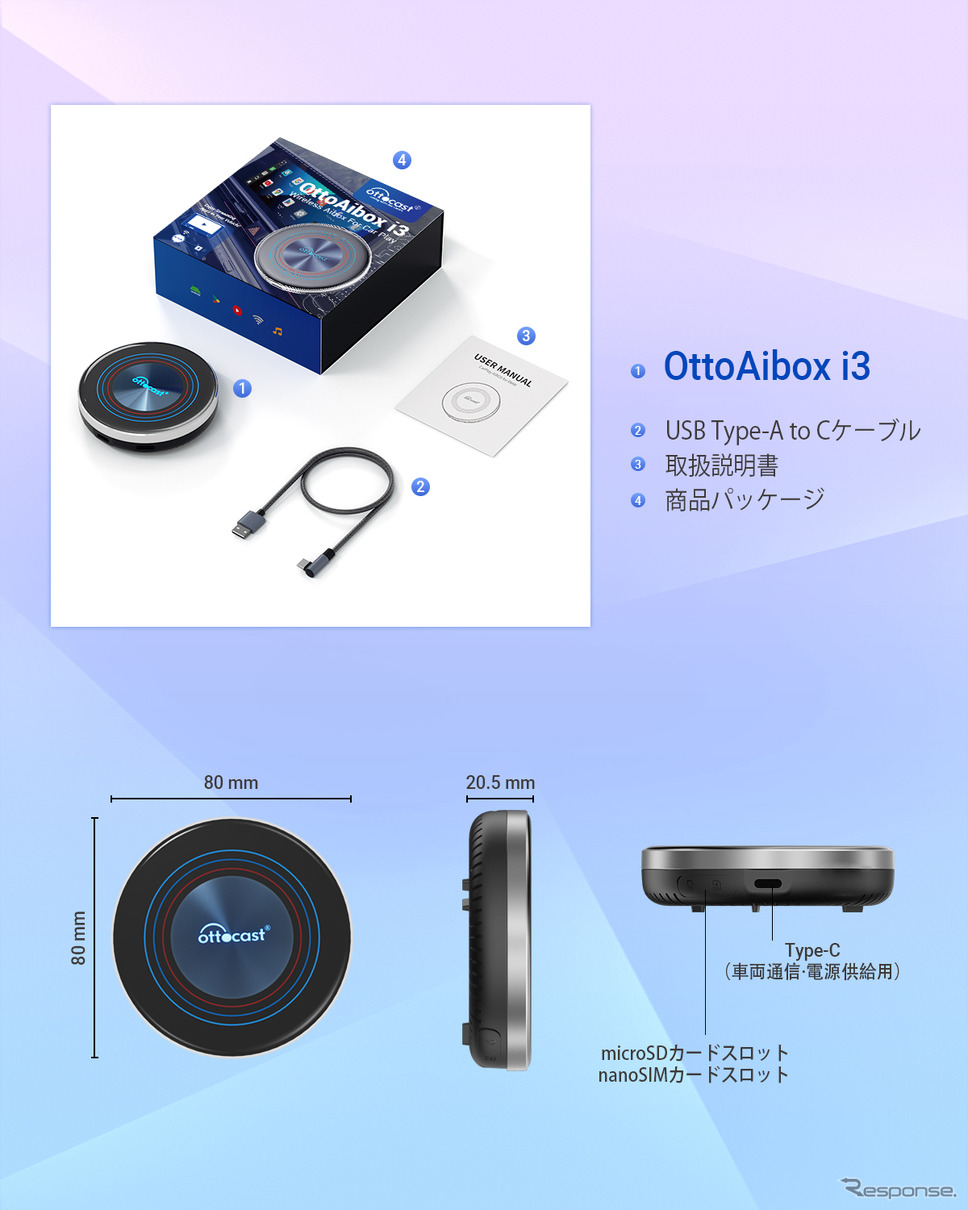 iDriveディスプレイで動画配信サービスが楽しめる「OttoAibox i3」《画像提供 OTTOCAST》