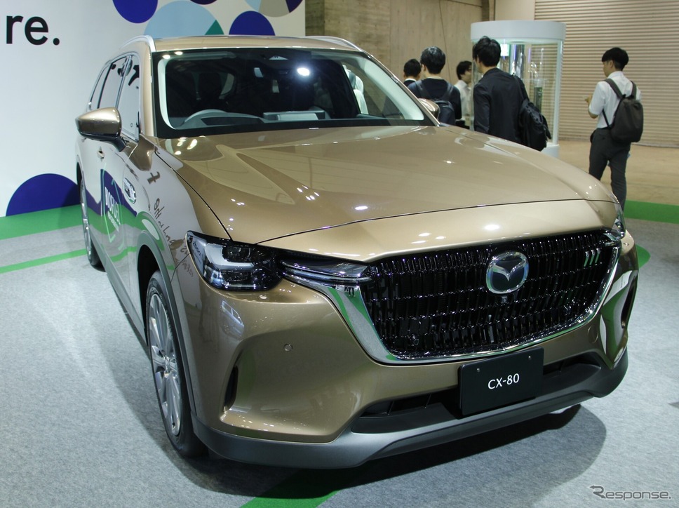 マツダ「CX-80 バイオフューエル」《写真撮影 小國陽大》