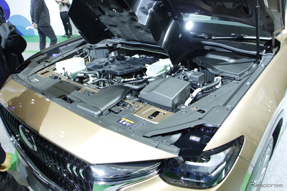 マツダ「CX-80 バイオフューエル」《写真撮影 小國陽大》