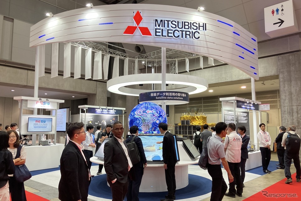 2024国際航空宇宙展:三菱電機《写真撮影 高木啓》