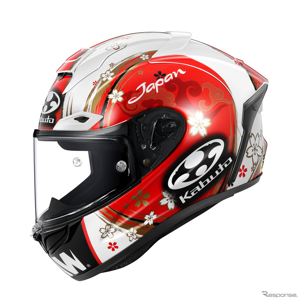 GPライダー“アレイシ”モデルのヘルメット第2弾「F-17 Mips ALEIX-JAPAN」《写真提供 オージーケーカブト》