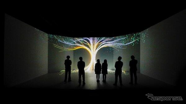 常設展示:没入型体験シアター《写真提供 アイシン》