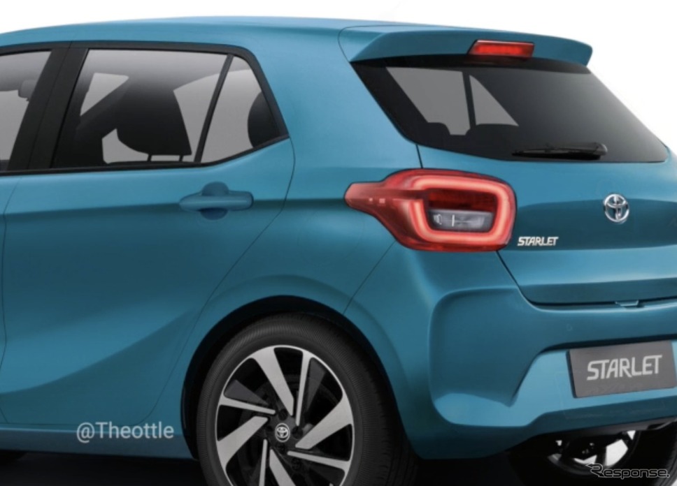 トヨタ スターレット 新型の予想CG《Theottle/APOLLO》