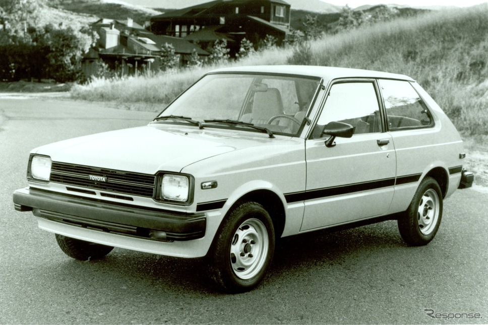 80年代に北米に導入されたトヨタ・スターレット《photo by Toyota》