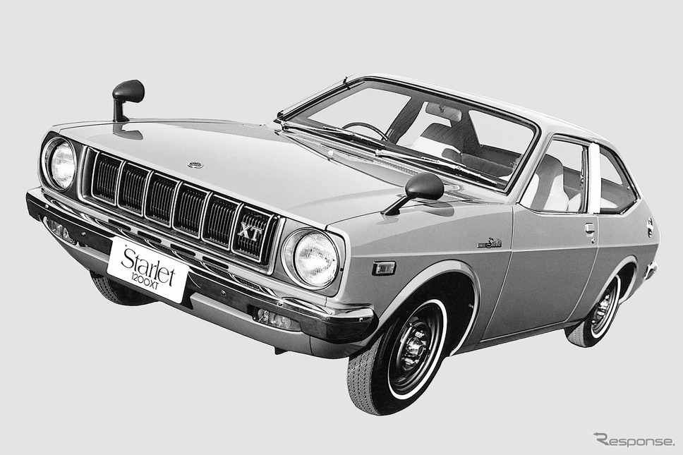 トヨタ スターレット初代。当時はパブリカスターレットだった。《photo by Toyota》