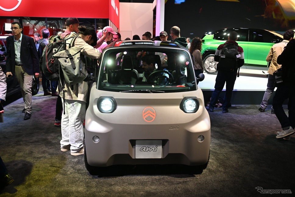 シトロエン・アミ改良新型のプロトタイプ(パリモーターショー2024)《Photo by Mustafa Yalcin/Anadolu via Getty Images/ゲッティイメージズ》