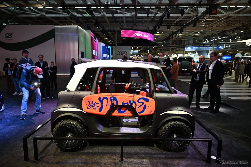 シトロエン・アミ改良新型のプロトタイプ(パリモーターショー2024)《Photo by Mustafa Yalcin/Anadolu via Getty Images/ゲッティイメージズ》