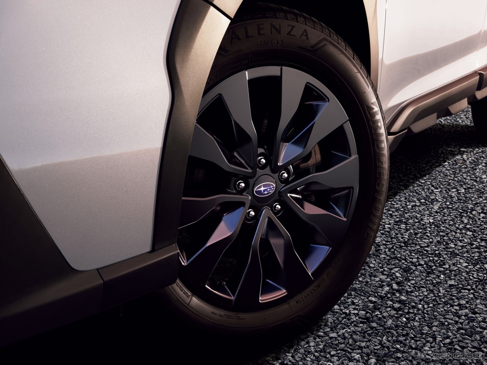レガシィアウトバック30th Anniversary:18インチアルミホイール(マットブラック塗装)《写真提供 SUBARU》