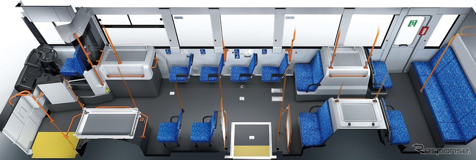 いすゞエルガEV都市型《画像提供 いすゞ自動車》