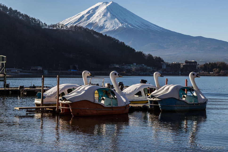 河口湖畔から見る富士山《Photo by John S Lander/LightRocket via Getty Images/ゲッティイメージズ》