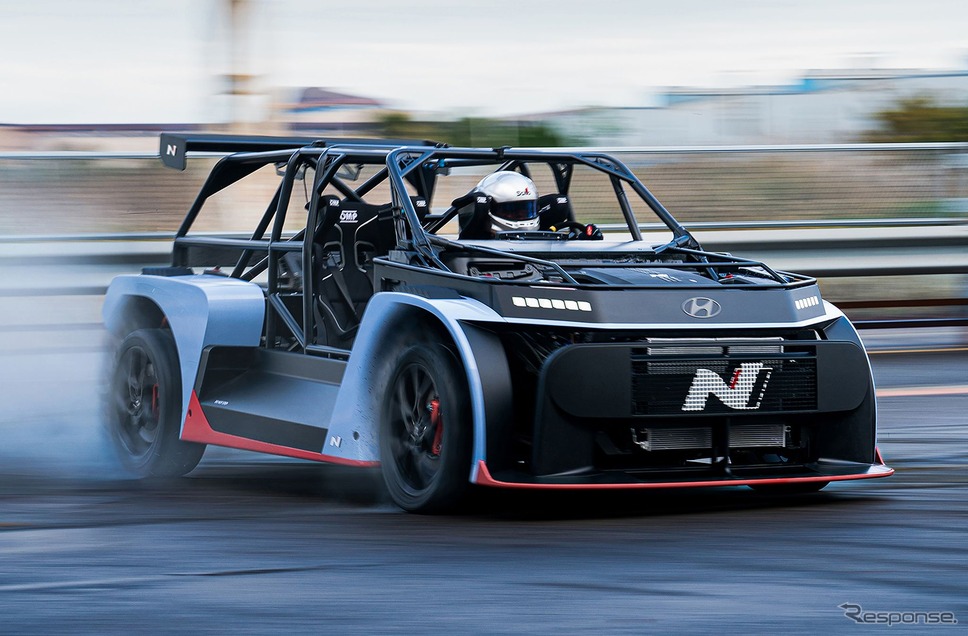 ヒョンデの次世代スポーツEVのテスト車両（ローリングラボ）『RN24』《photo by Hyundai》