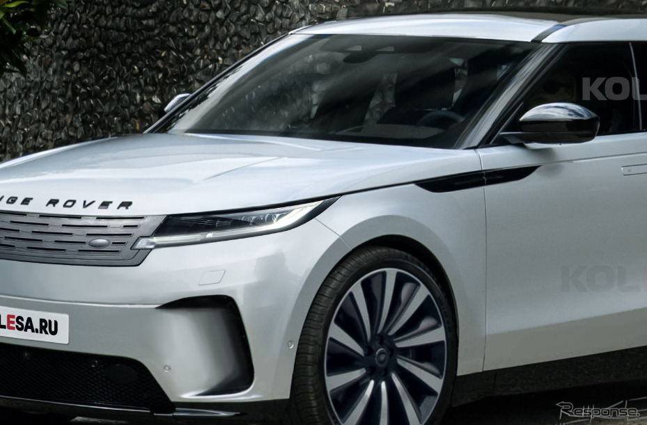 レンジローバー ヴェラール 次期型EVの予想CG《KOLESA RU/APOLLO》