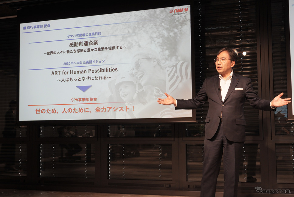 ヤマハ発動機 執行役員 ランドモビリティ事業本部 SPV事業部 事業部長 村木健一氏《写真撮影 宮崎壮人》