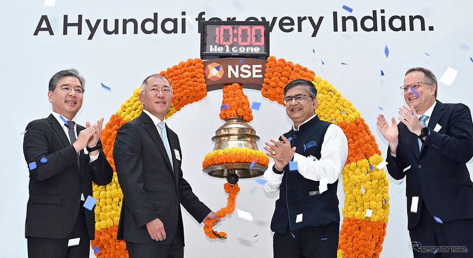 ヒョンデ・モーター・インディア（HMIL）がインド証券市場に上場《photo by Hyundai》