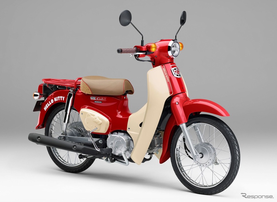 ホンダ スーパーカブ50・HELLO KITTY《写真提供 ホンダ》