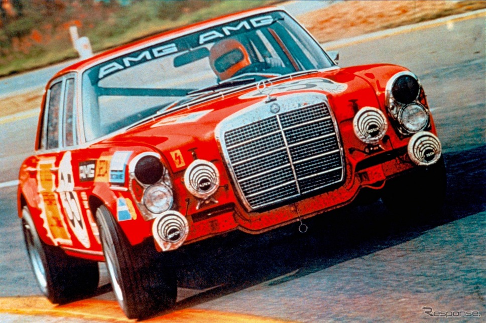 メルセデスベンツ300SEL 6.8 AMG（スパフランコルシャン、1971）《photo by Mercedes-Benz》