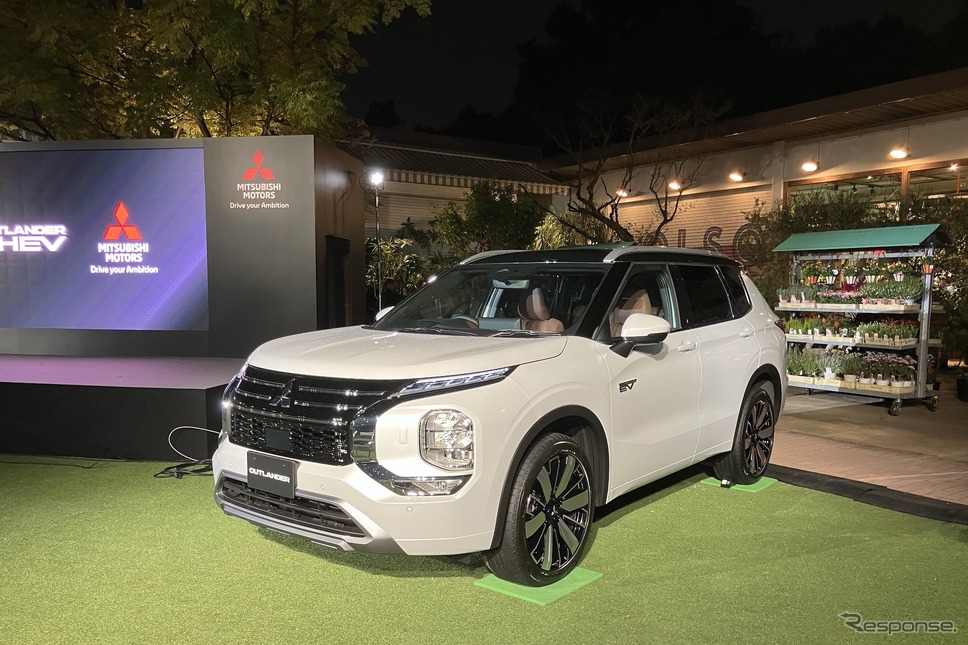 三菱 アウトランダーPHEV 改良新型《写真撮影 高木啓》