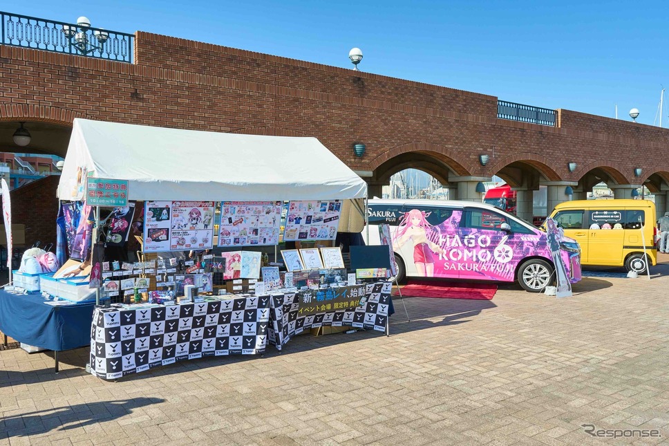 ユピテルブース(2023年開催時)《写真提供 痛車天国プロジェクト》