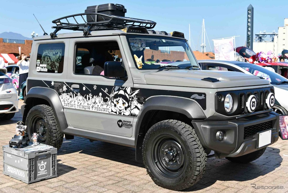 痛車の展示《写真提供 痛車天国プロジェクト》