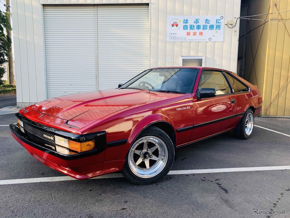 実演体験車両:トヨタ・セリカ XX《写真提供 昭和レトロカー万博実行委員会》