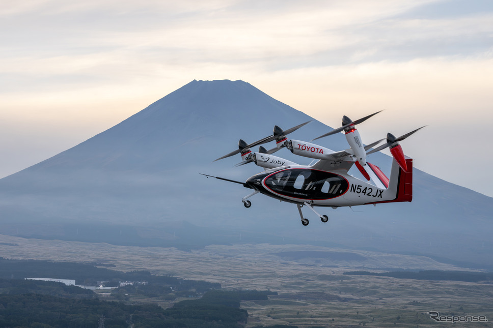 日本初の試験フライトが成功したJoby AviationのeVTOL《写真提供 トヨタ自動車》