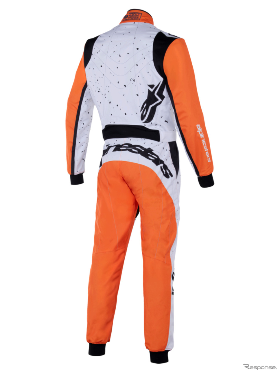 KMX-9 V3 SUIT GRAPHIC 6 2005 WHITE ORANGE BLACK《写真提供 SPK》