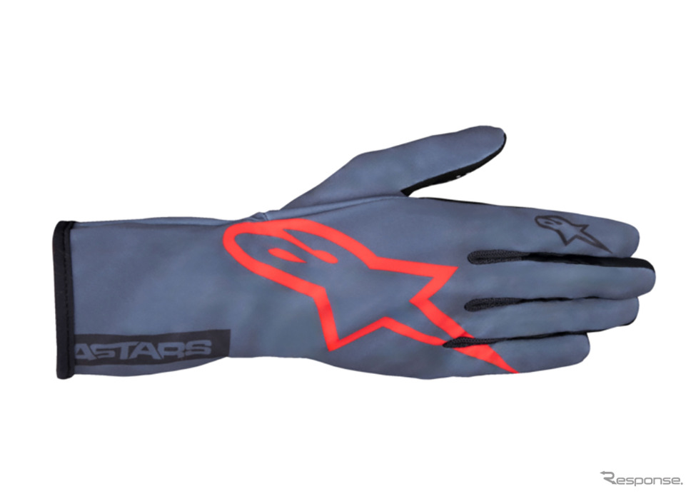 TECH-1 K RACE V2 PURE GLOVES 9152 ASPHALT RED CHARCOAL《写真提供 SPK》