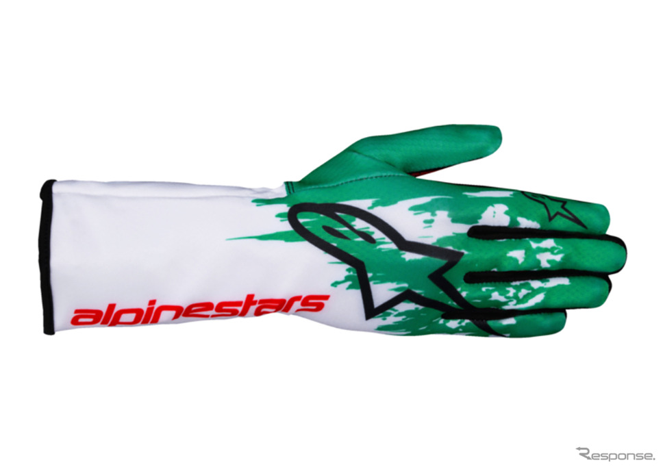 TECH-1 K V3 GLOVES 263 WHITE GREEN RED《写真提供 SPK》