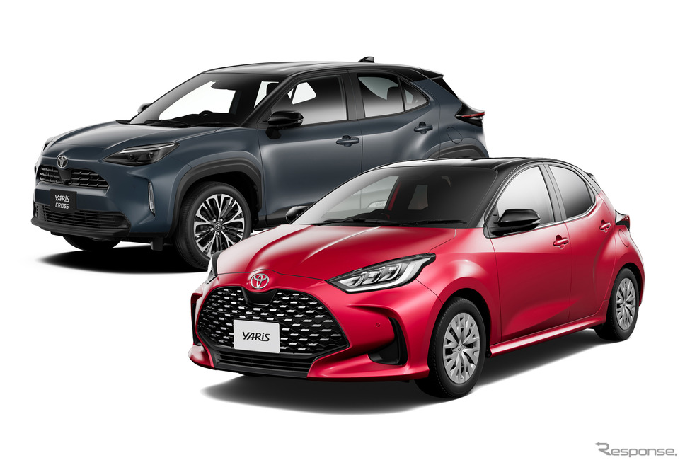 トヨタ ヤリスとヤリスクロス《写真提供 トヨタ自動車》
